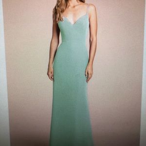 Sage Hayley Paige Bridesmaid Dress!